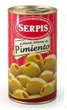 Olives farcides de pebrot Serpis 350g