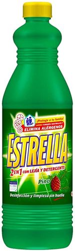 Lejía con detergente Estrella Pino 1,5L