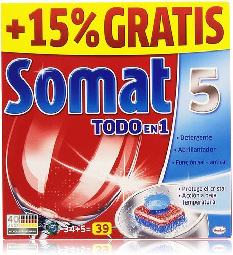 Lavavajillas máquina Somat Todo en 1 34+5P