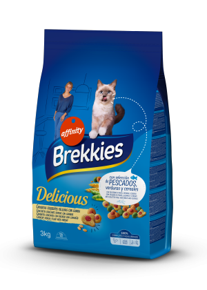 Brekkies Delicious Pescados, verduras y cereales 3kg