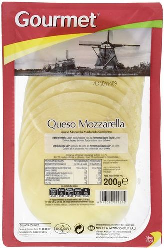 Gourmet Mozzarella llescat 200g