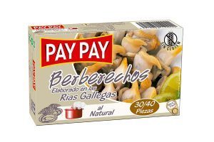 Berberechos al natural Pay Pay 30/40 115g