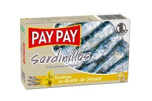 Sardinillas en aceite de girasol Pay Pay 90g