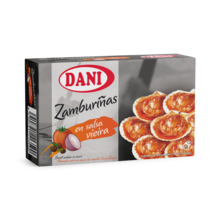 Zamburinyes en salsa de vieira Dani 106g