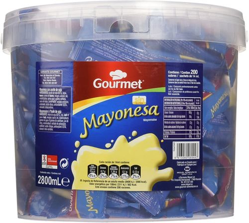 Mayonesa Gourmet sobres 200x14g