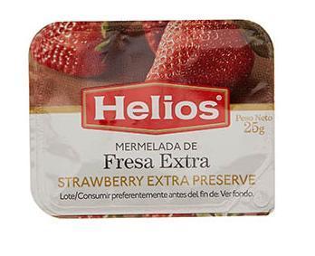 Mermelada de fresa Helios 25g