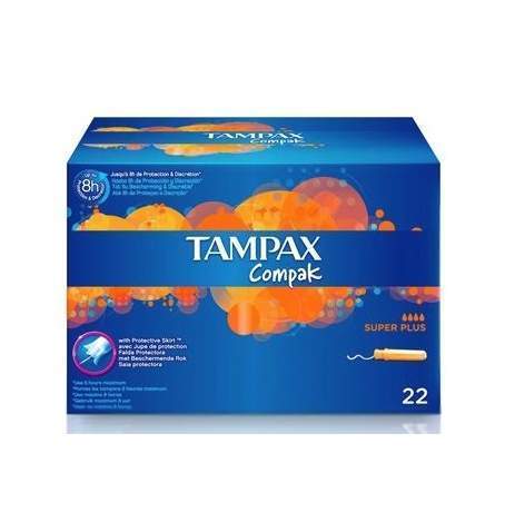 Tampax Compak Super Plus 22u