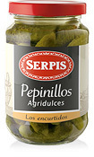 Pepinillos agridulces Serpis 340g