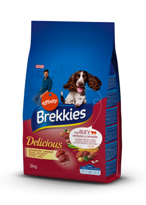 Brekkies Delicious Bou amb verdures i cereals 3kg