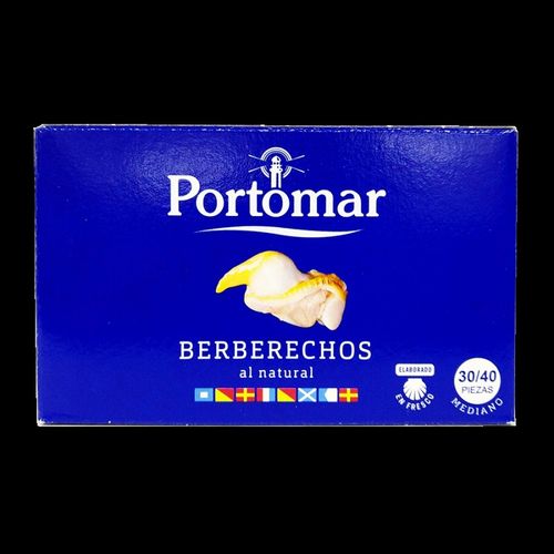 Berberechos Portomar 30 - 40 piezas 110 grs.